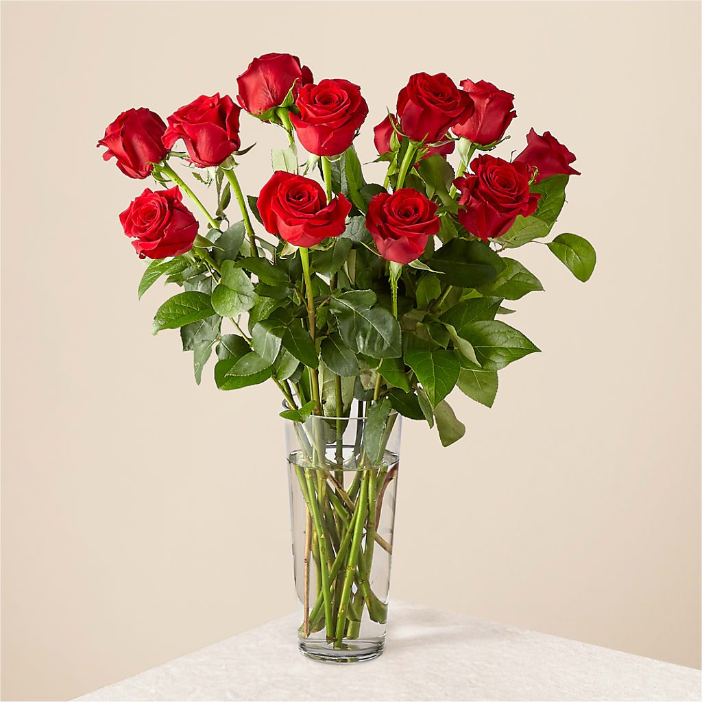 Long Stem Red Rose Bouquet – Lulus Petals, Farmington NM