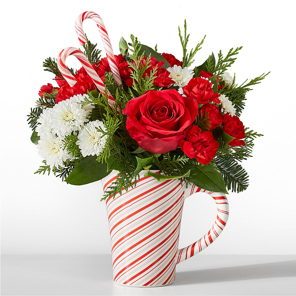 Peppermint Swirl Mug – Lulus Petals, Farmington NM