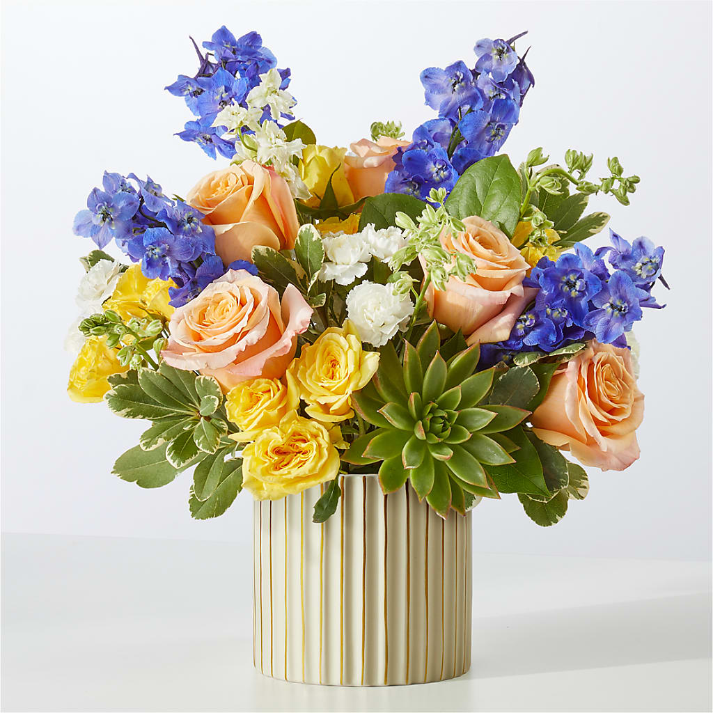 Cobalt Reverie Bouquet – Lulus Petals, Farmington NM