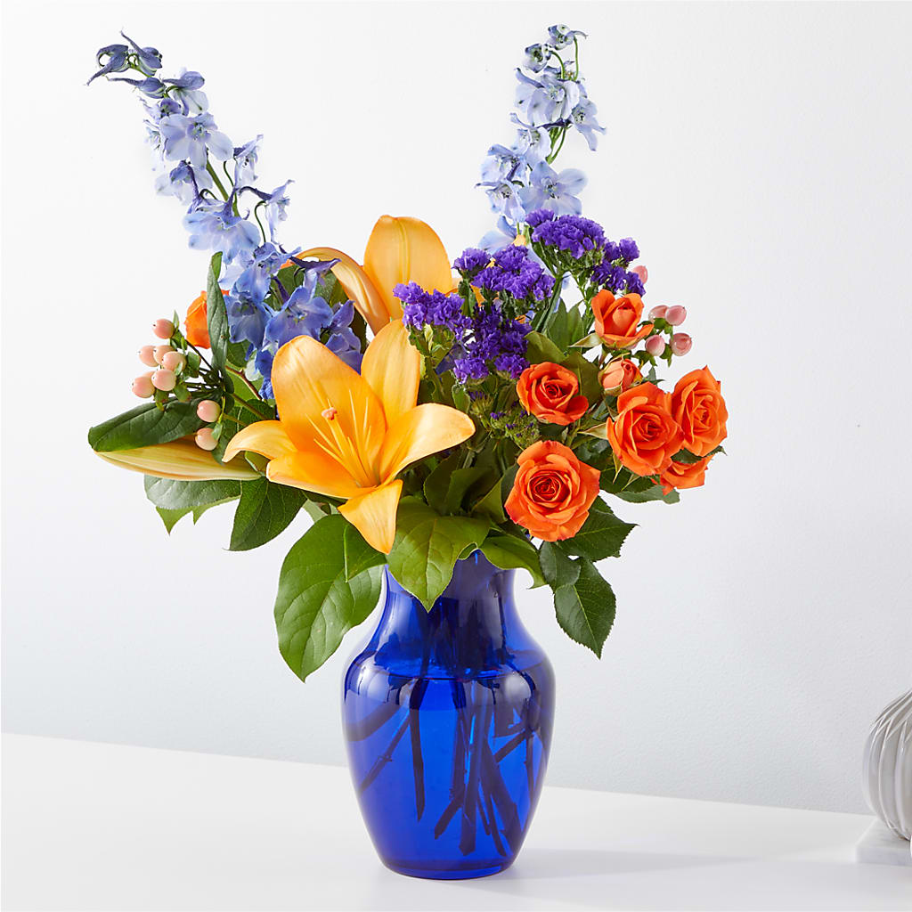 Radiant Citrus Bouquet – Lulus Petals, Farmington NM