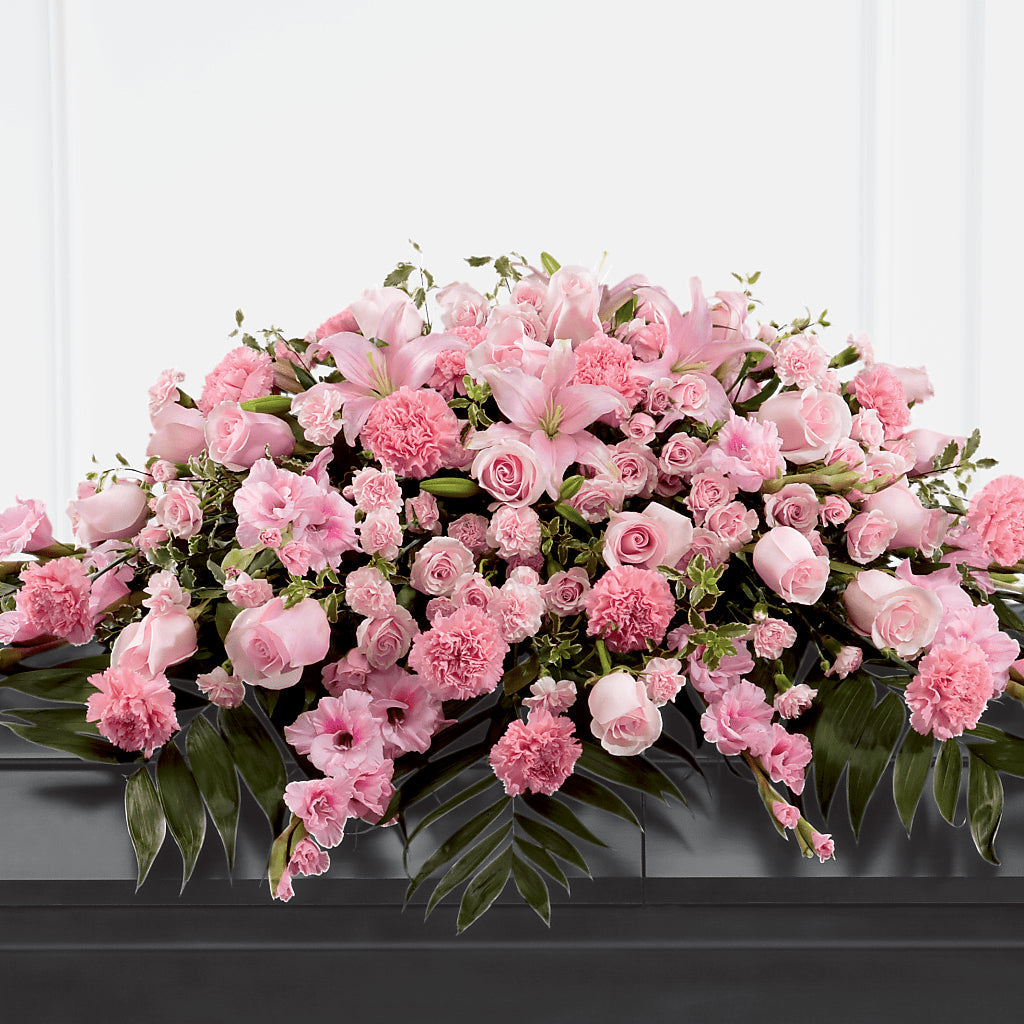 Garden of Comfort Casket Spray (Standard) – Lulus Petals, Farmington NM