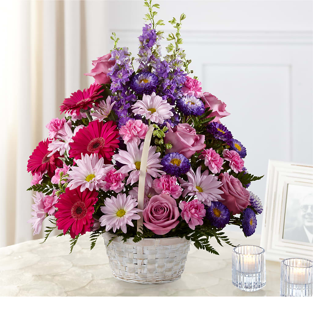Pastel Peace Basket – Lulus Petals, Farmington NM