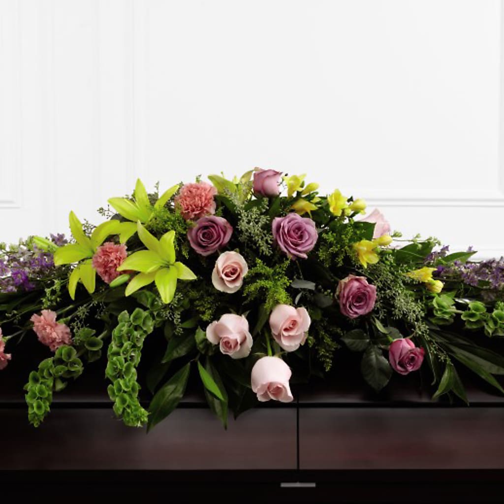 Forever Beloved Casket Spray – Lulus Petals, Farmington NM