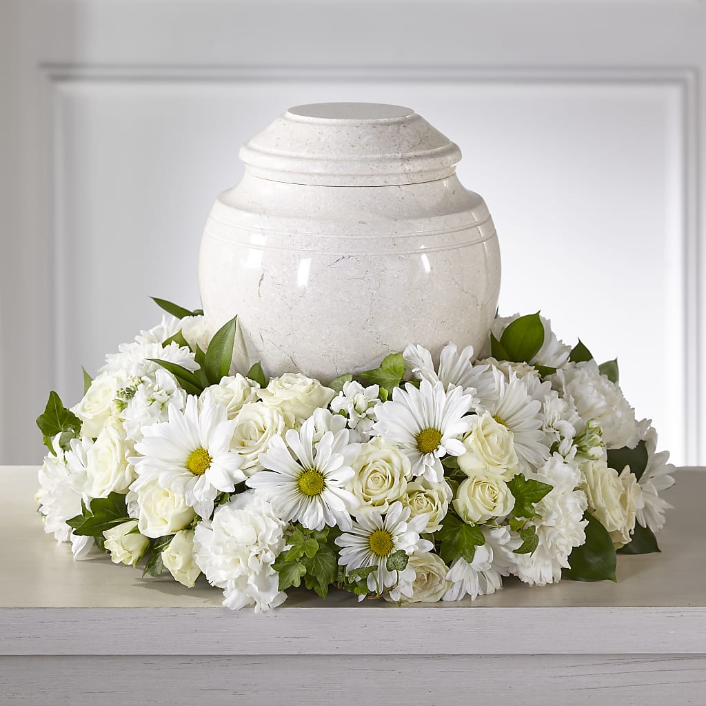 Ivory Gardens Cremation Adornment – Lulus Petals, Farmington NM