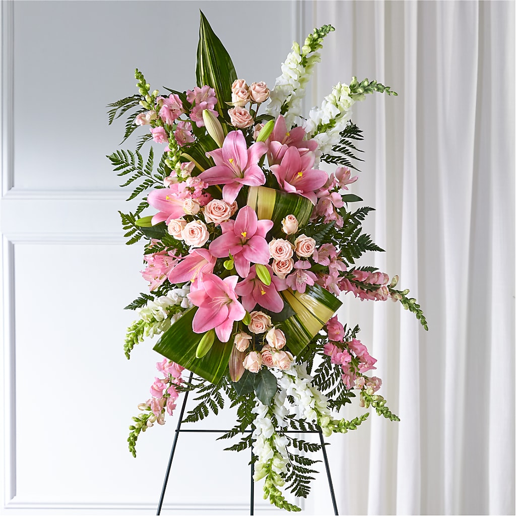 Elegant Embrace Standing Spray – Lulus Petals, Farmington NM