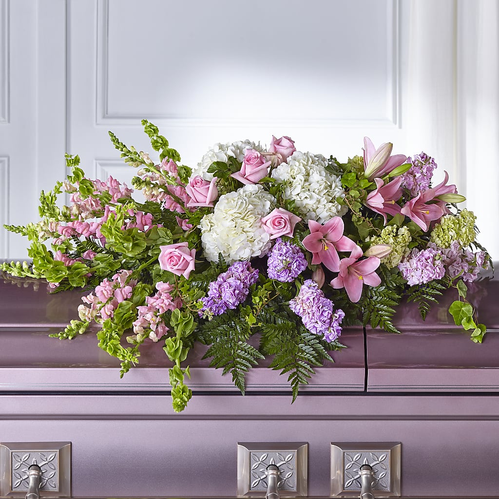 Life's Gratitude Casket Spray – Lulus Petals, Farmington NM