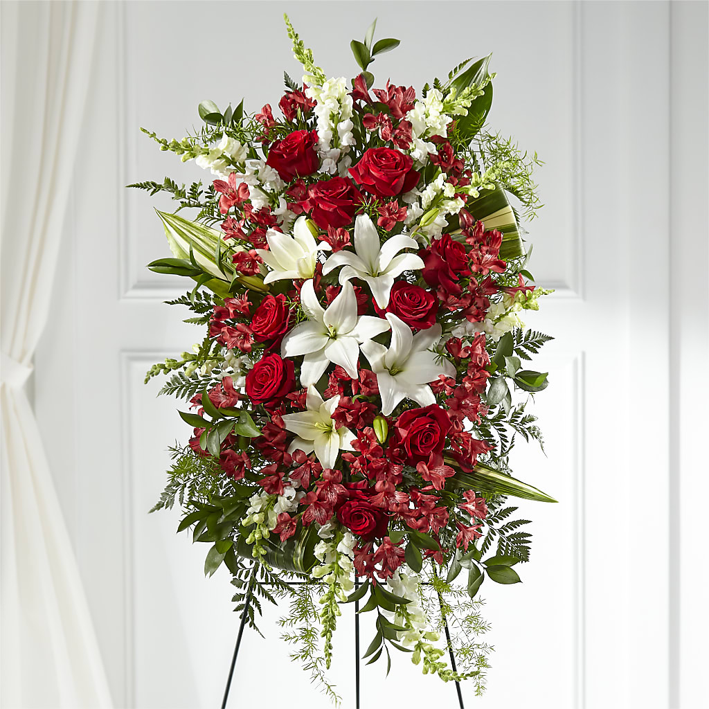 Everlasting Memory Standing Spray – Lulus Petals, Farmington NM