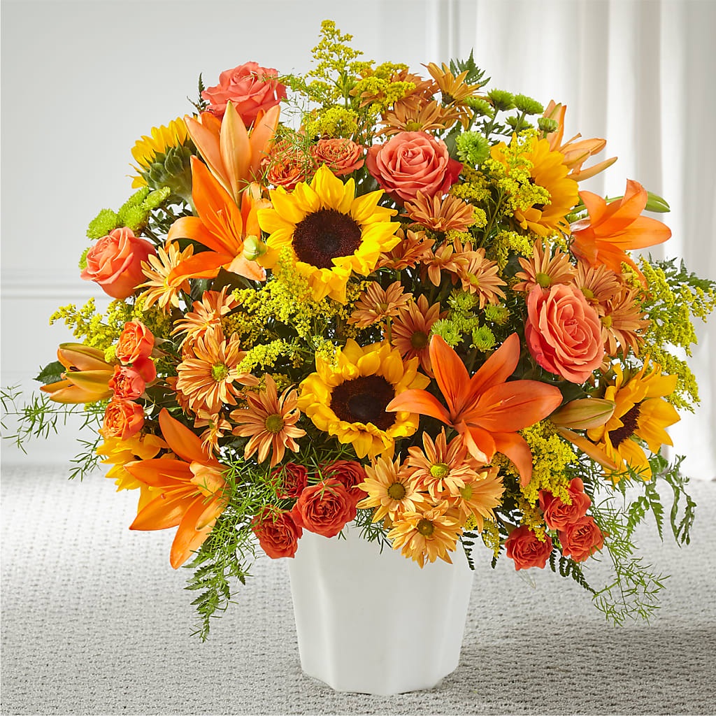 Harvest Thoughts Floor Basket – Lulus Petals, Farmington NM