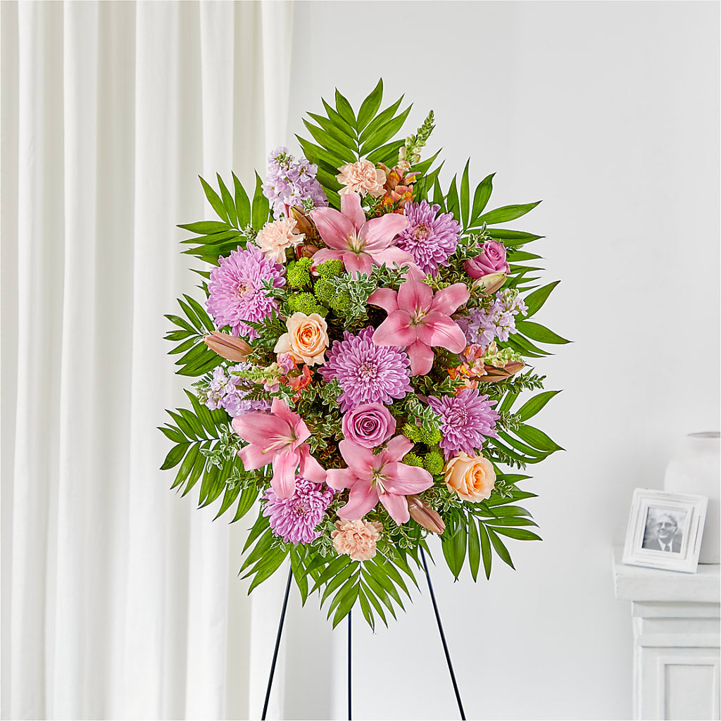 Love & Light Standing Spray – Lulus Petals, Farmington NM