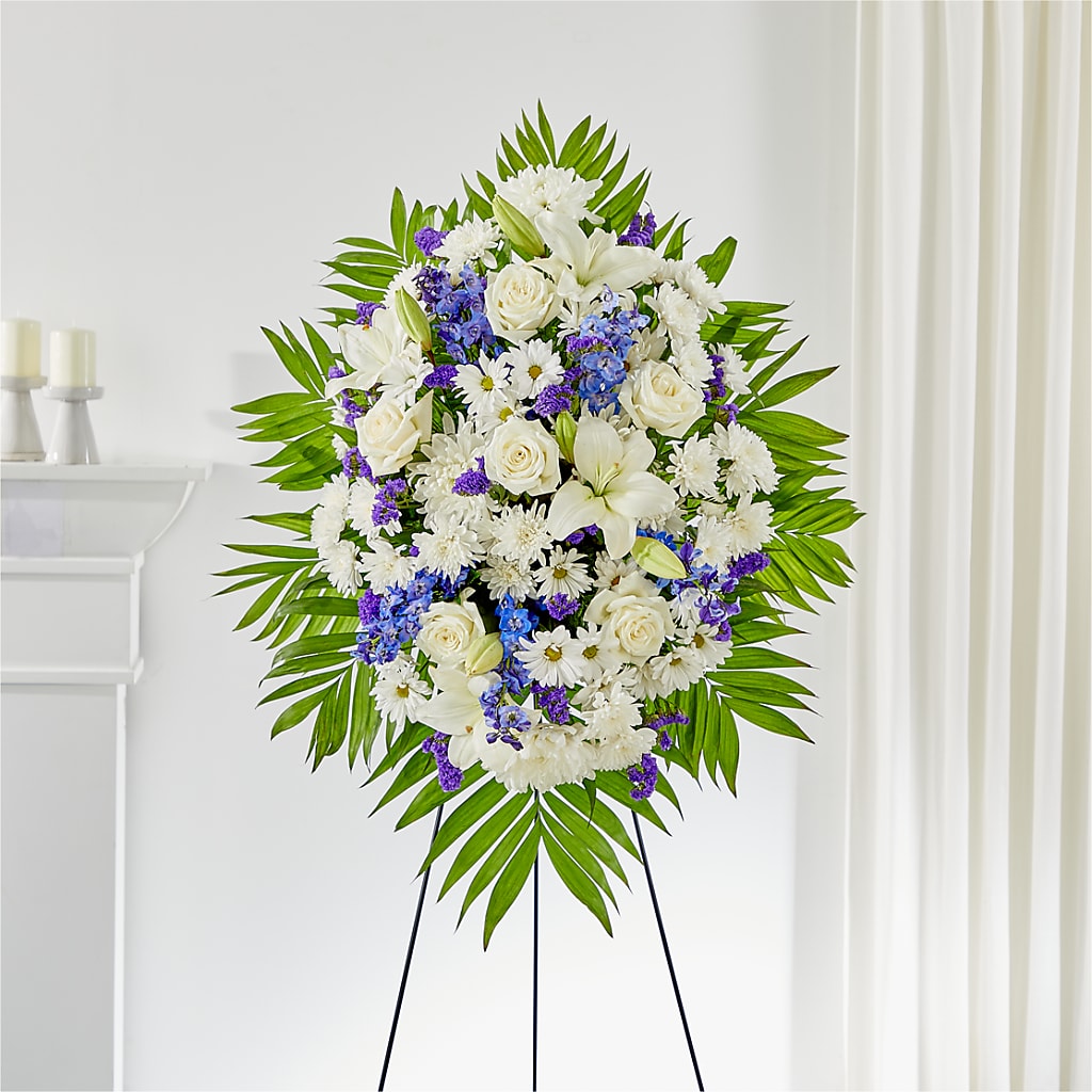 At Rest Standing Spray – Lulus Petals, Farmington NM