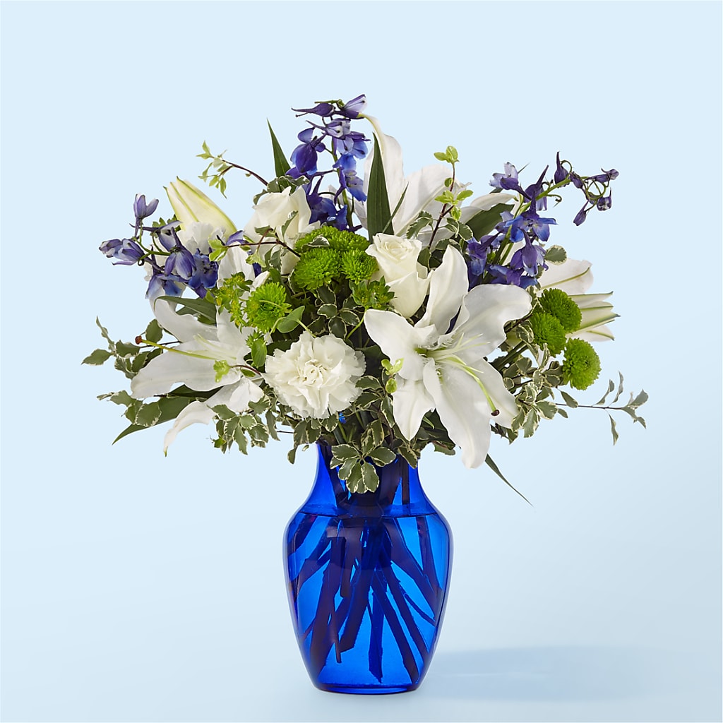 Santorini Bouquet – Lulus Petals, Farmington NM
