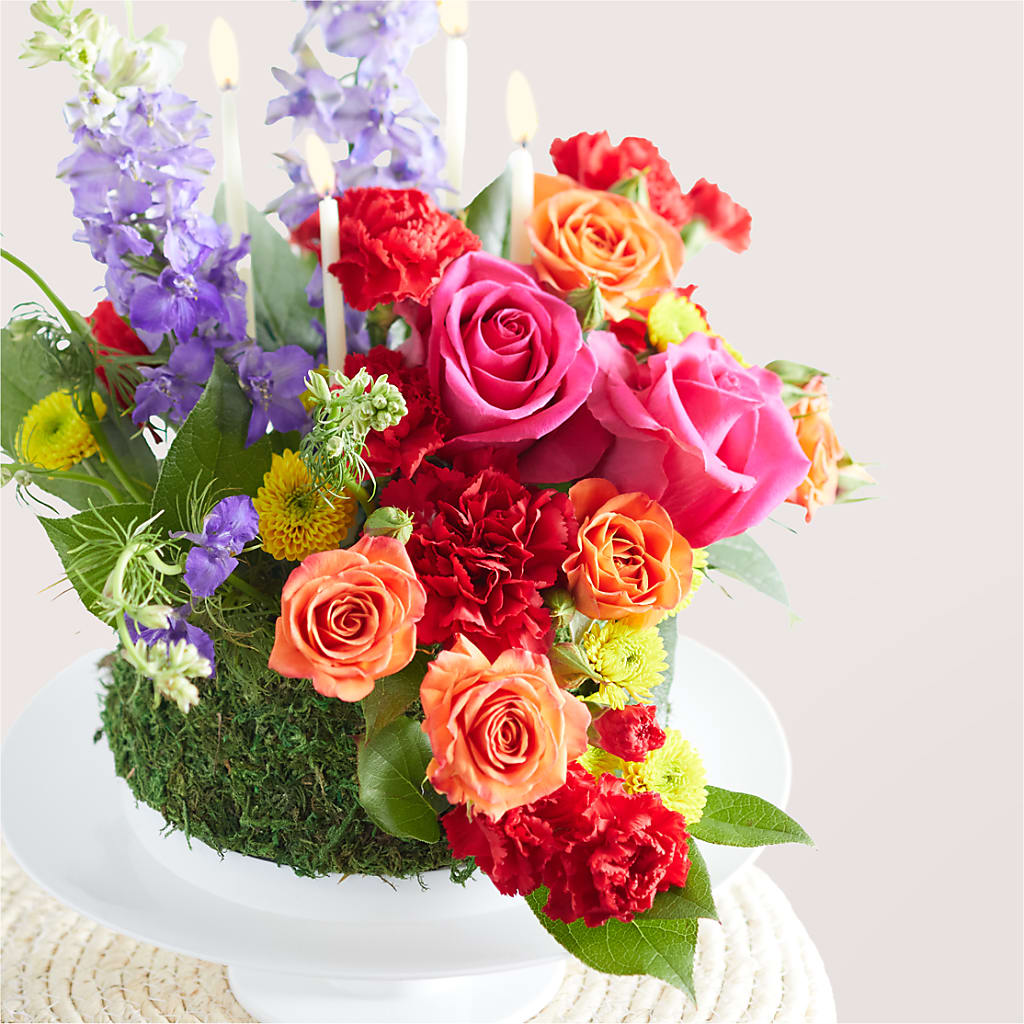 Best Year Yet Floral Cake – Lulus Petals, Farmington NM