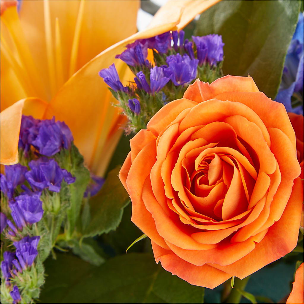 Radiant Citrus Box Bouquet –  Lulus Petals, Farmington NM
