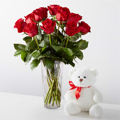 Romantic Long Stem Red Rose Bouquet Bundles –  Lulus Petals, Farmington NM