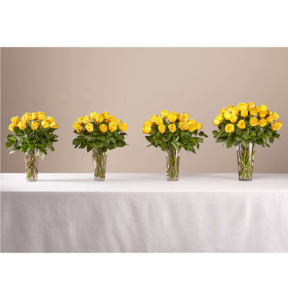Long Stem Yellow Rose Bouquet –  Lulus Petals, Farmington NM