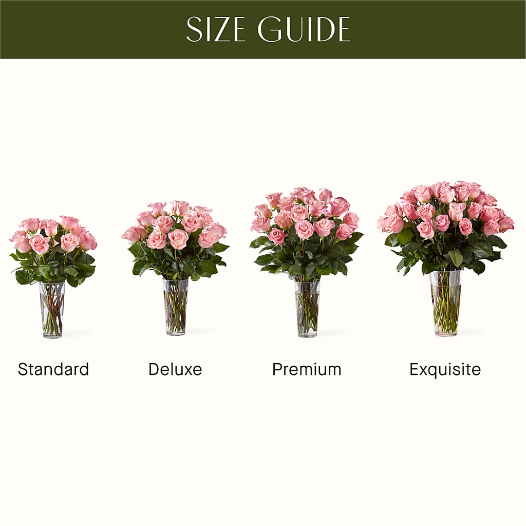 Long Stem Pink Rose Bouquet –  Lulus Petals, Farmington NM