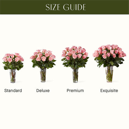 Long Stem Pink Rose Bouquet –  Lulus Petals, Farmington NM
