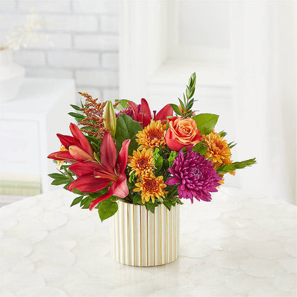 Burgundy Landscape Bouquet –  Lulus Petals, Farmington NM