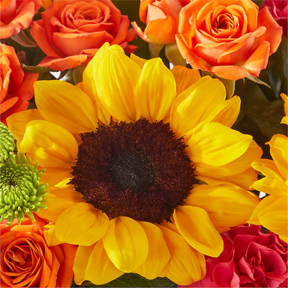 Sun-drenched Blooms Box Bouquet –  Lulus Petals, Farmington NM