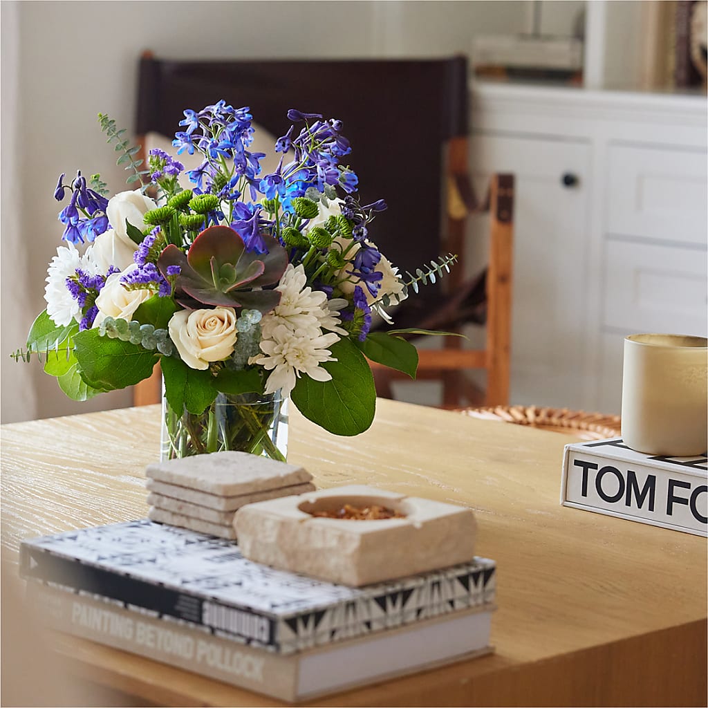 Cerulean Waves Bouquet –  Lulus Petals, Farmington NM