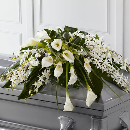 Angel Wings Casket Spray –  Lulus Petals, Farmington NM