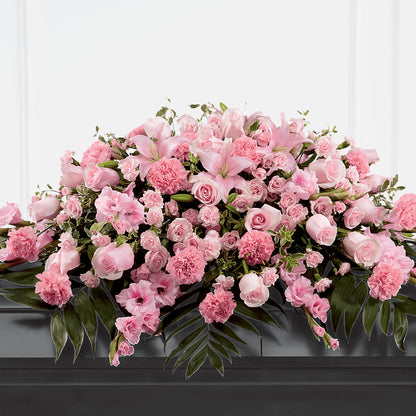 Garden of Comfort Casket Spray (Standard) –  Lulus Petals, Farmington NM