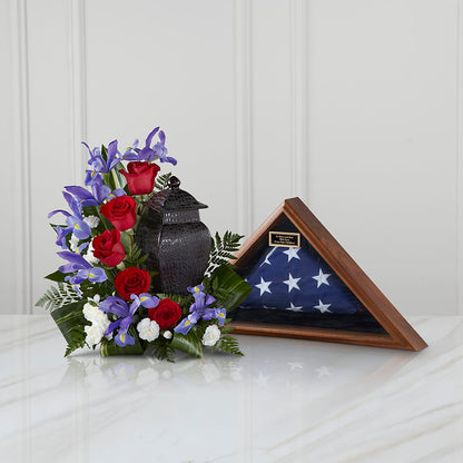 Patriotic Tribute Arrangement –  Lulus Petals, Farmington NM