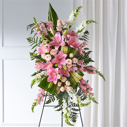 Elegant Embrace Standing Spray –  Lulus Petals, Farmington NM