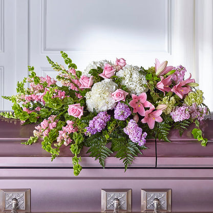 Life's Gratitude Casket Spray –  Lulus Petals, Farmington NM