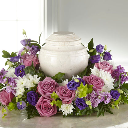 Blooming Sympathy Cremation Adornment –  Lulus Petals, Farmington NM