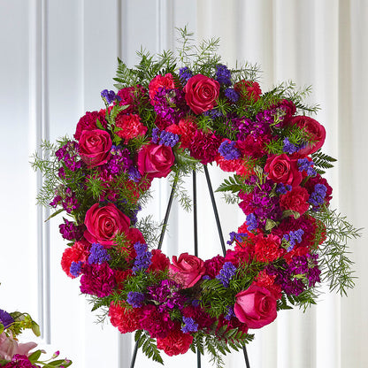 Calming Colors Wreath –  Lulus Petals, Farmington NM