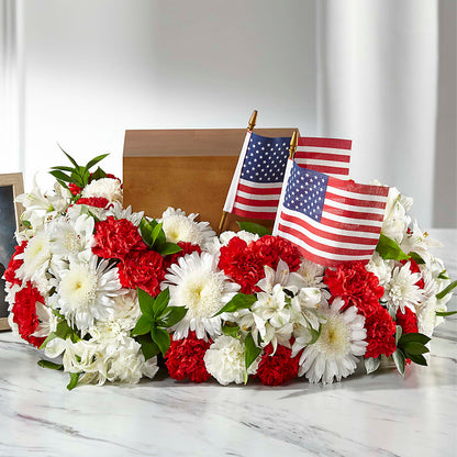 Spirit of Patriotism Cremation Adornment –  Lulus Petals, Farmington NM