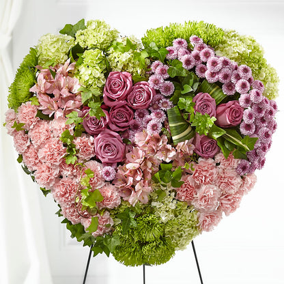 Heartwarming Standing Heart –  Lulus Petals, Farmington NM