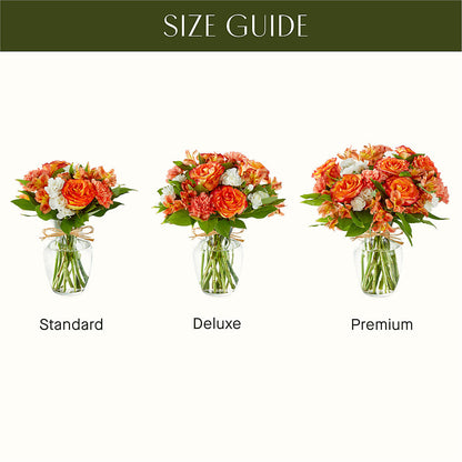 Apricot Glow Bouquet –  Lulus Petals, Farmington NM