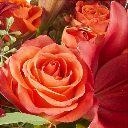 Crimson Leaves Bouquet –  Lulus Petals, Farmington NM