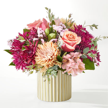 Berry Cobbler Bouquet with Ivory Vase –  Lulus Petals, Farmington NM