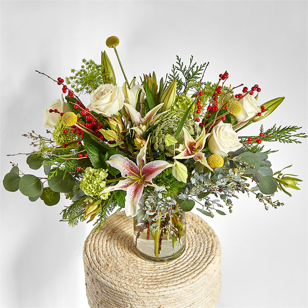 Berry & Bright Bouquet –  Lulus Petals, Farmington NM