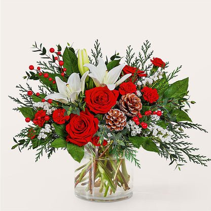 Best in Snow Bouquet –  Lulus Petals, Farmington NM