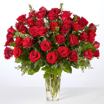 Forever Yours Fifty Stem Red Rose Bouquet –  Lulus Petals, Farmington NM