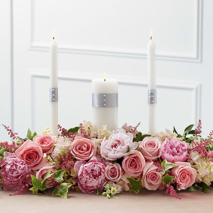 Worldwide Romance Unity Candle Arrangement –  Lulus Petals, Farmington NM