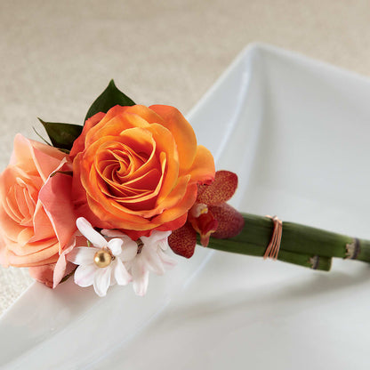 Sunset Dream Boutonniere –  Lulus Petals, Farmington NM