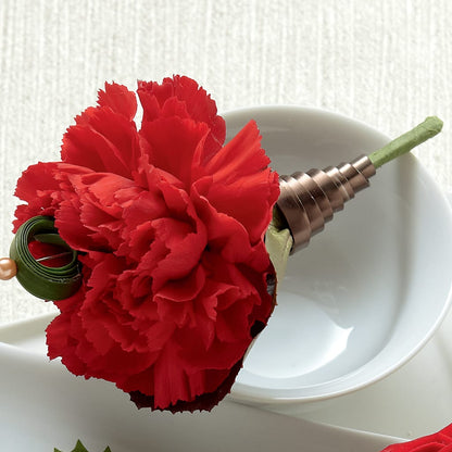 Red Carnation Boutonniere –  Lulus Petals, Farmington NM