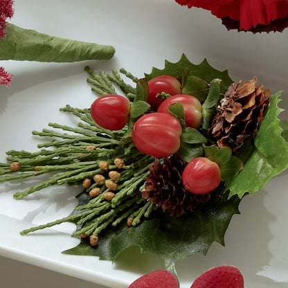 Red Berry Boutonniere –  Lulus Petals, Farmington NM