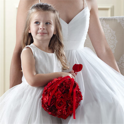 Pure at Heart Flower Girl Arrangement –  Lulus Petals, Farmington NM